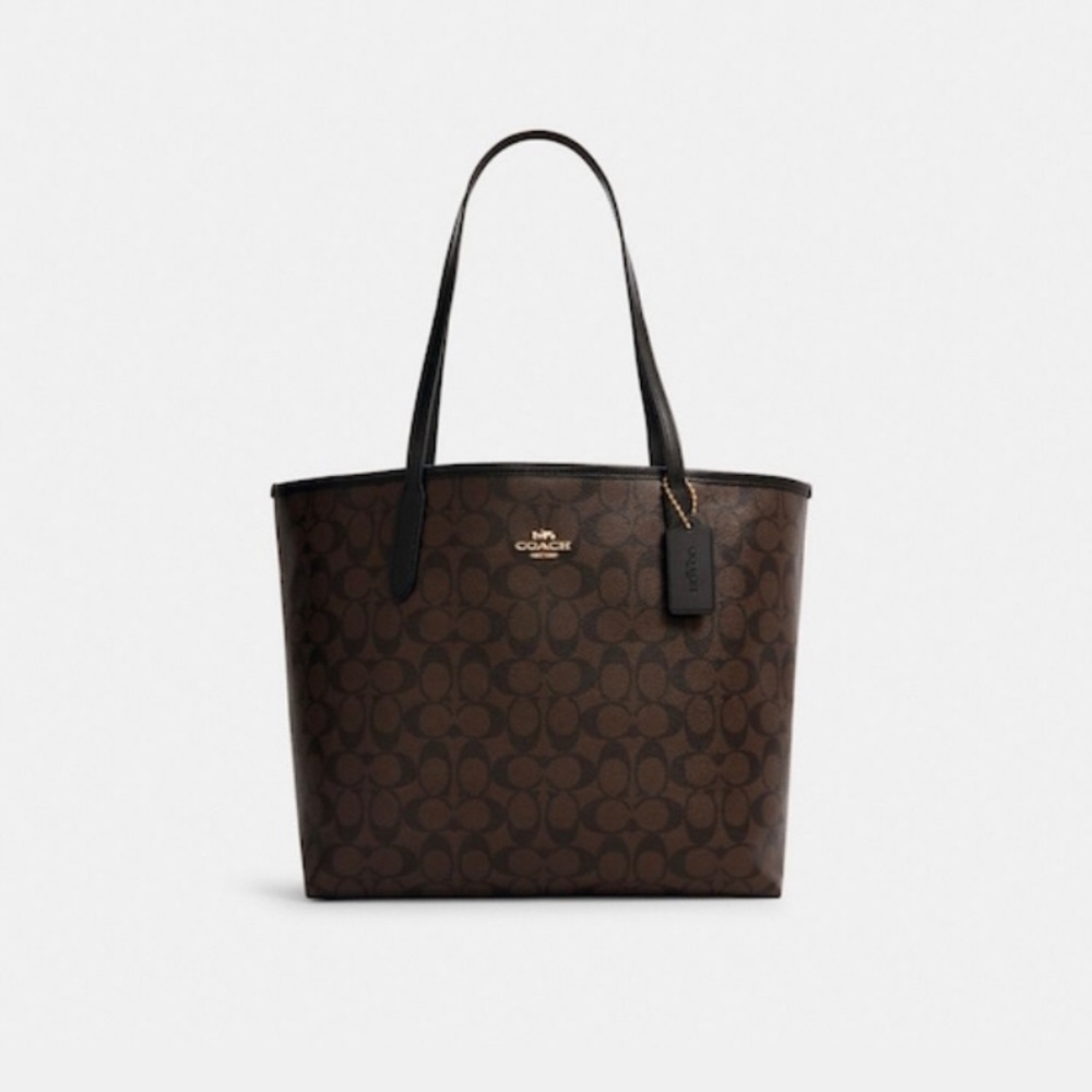 City Tote in Signature Canvas